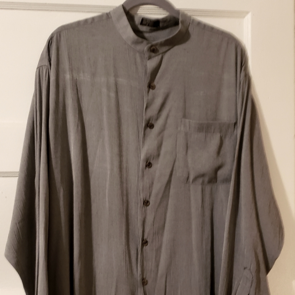 Pierre Cardin Paris XL/Tall mens Shirt Nehru Collar